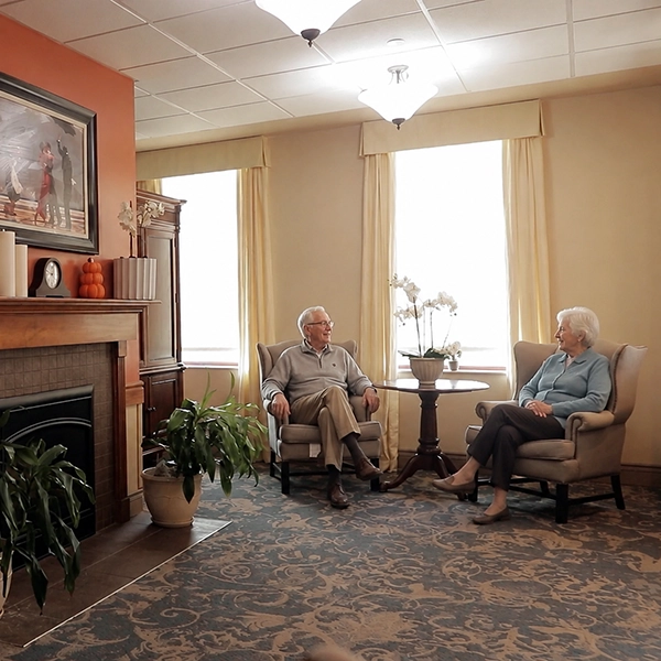 Residents at St. Margaret's in New Orleans.